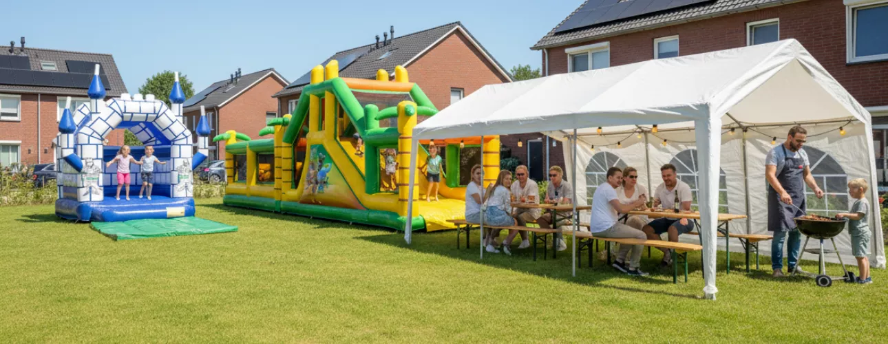 Buurtfeest organiseren met Springkussenverhuur Utrecht
