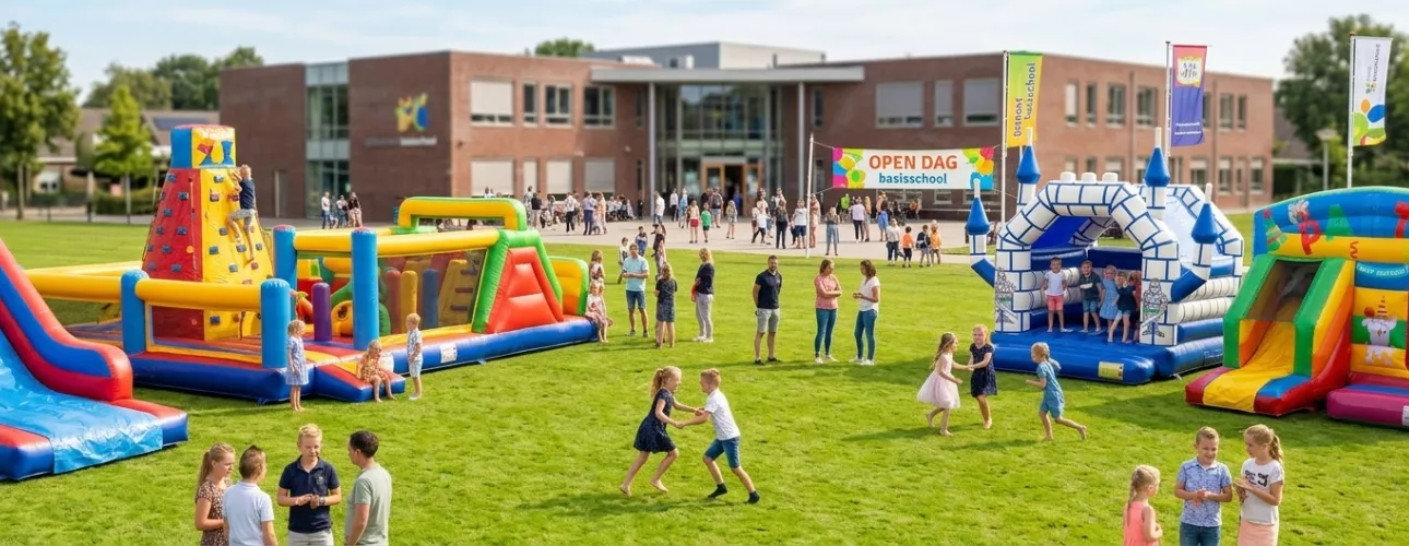 Open dag organiseren met Springkussenverhuur Utrecht