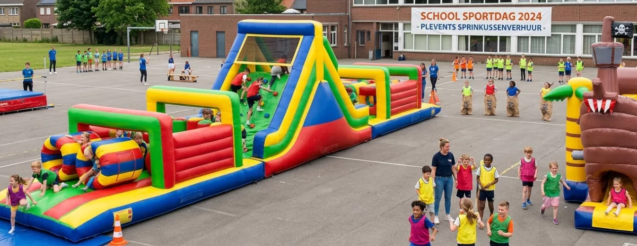 Sportdag organiseren met Springkussenverhuur Utrecht